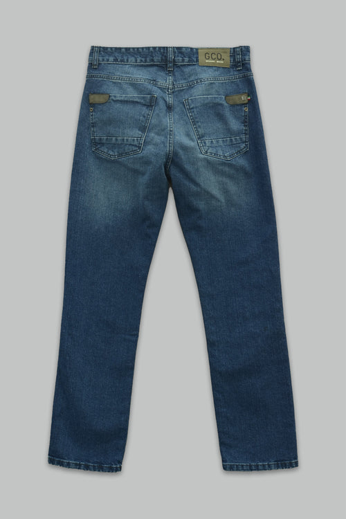 Jeans Goga & Co. Regular Fit Lavado Medio 5 Bolsillos