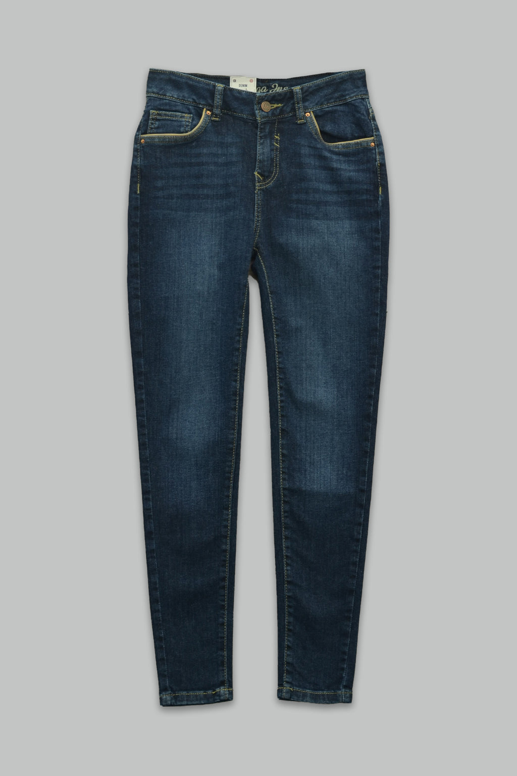 Pantalón skinny fit de mezclilla para mujer