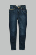 Pantalón skinny fit de mezclilla para mujer