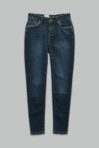 Pantalón skinny fit de mezclilla para mujer