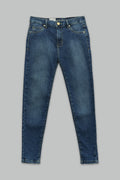 Pantalón skinny fit de mezclilla para mujer