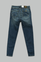 Pantalón skinny fit de mezclilla para mujer