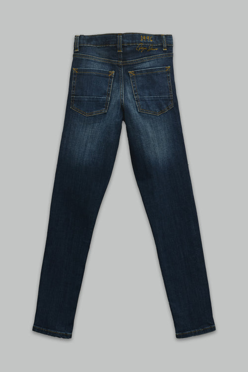 Jeans Goga Slim Fit Stretch Lavado Oscuro Tallas 4-16