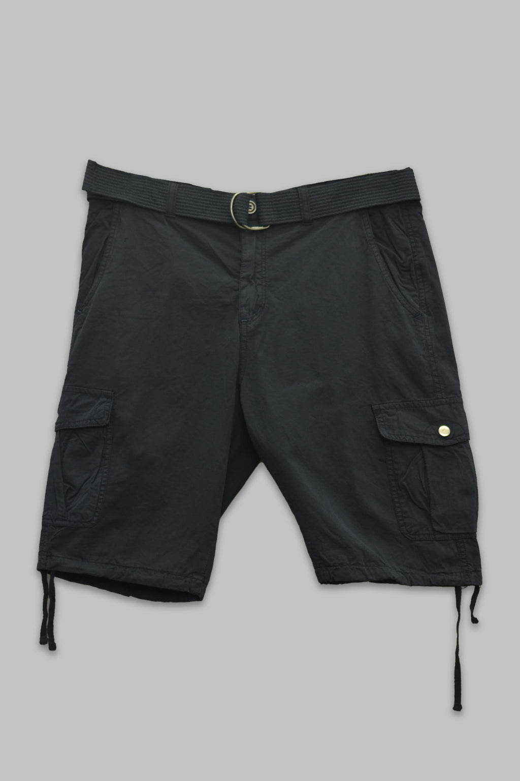 Bermuda de gabardina Cargo con Cinturon para hombre