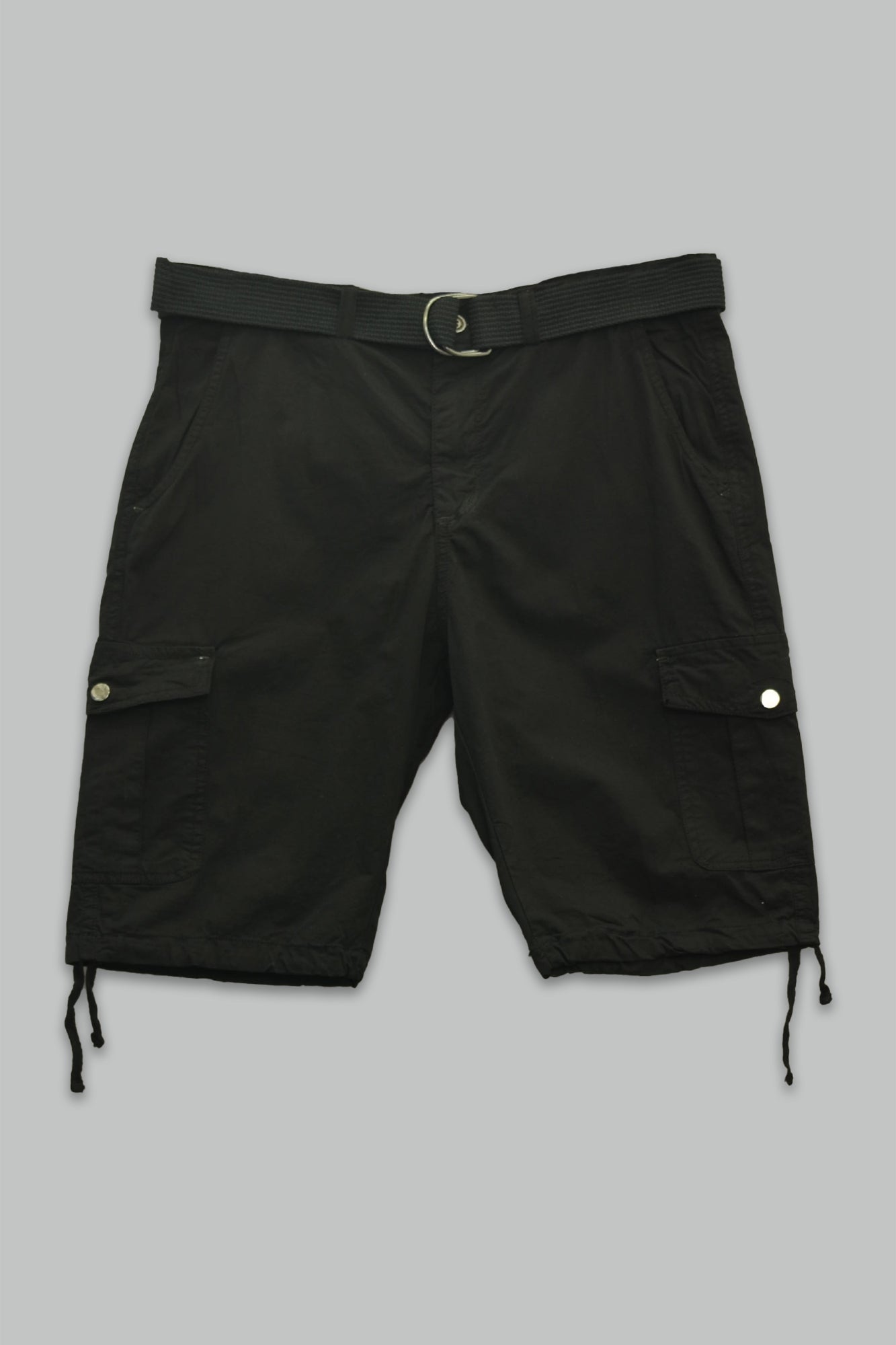 Bermuda de gabardina Cargo con Cinturon para hombre