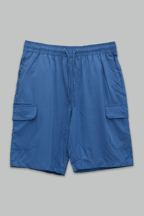 Bermuda de gabardina Cargo para hombre