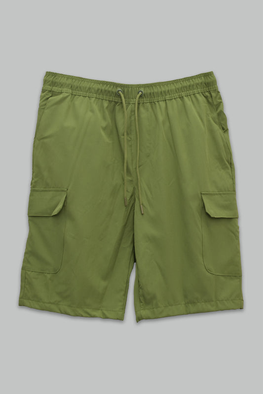 Bermuda de gabardina Cargo para hombre