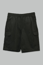 Bermuda de gabardina Cargo para hombre