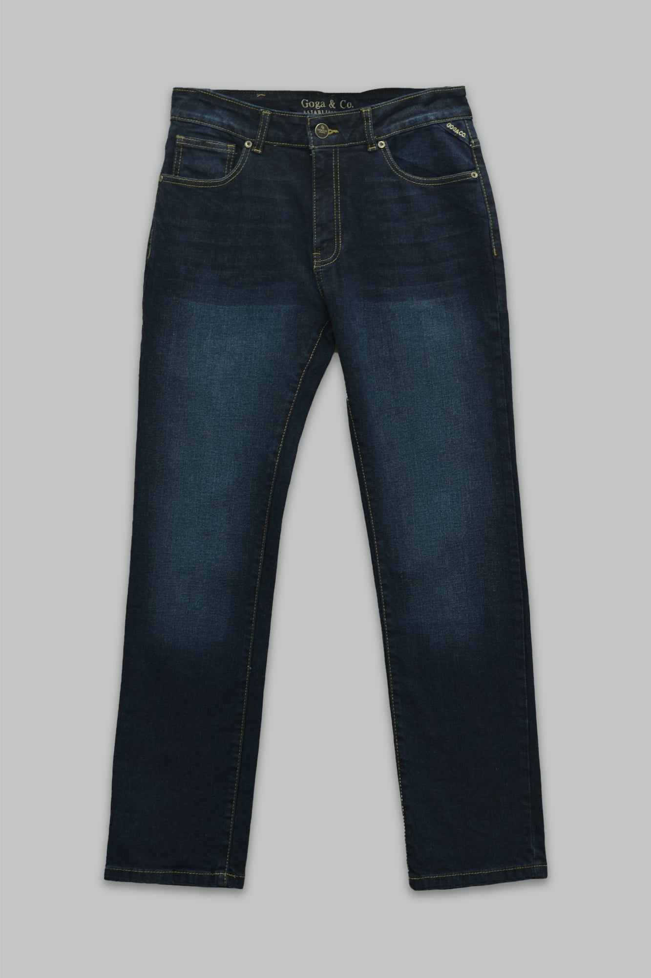Pantalón de mezclilla Regular Stretch Fit para hombre