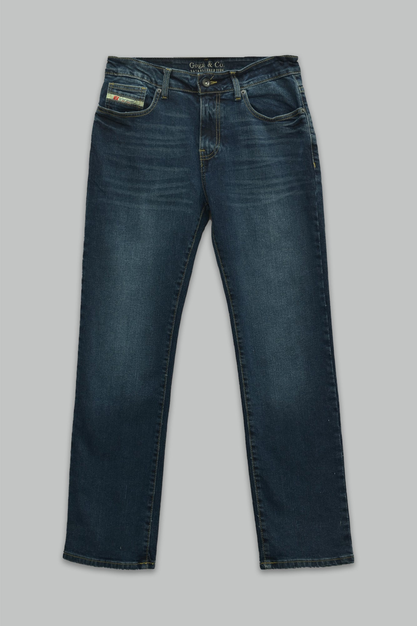 Pantalón de mezclilla Regular Stretch Fit para hombre