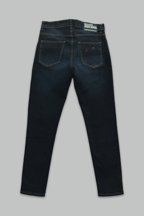 Jeans Goga Slim Fit Lavado Oscuro 5 Bolsillos