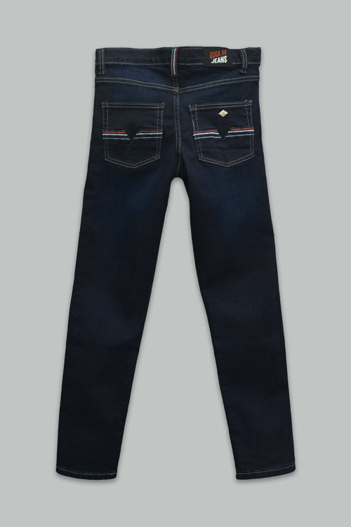 Jeans Goga Slim Fit Stretch Lavado Oscuro