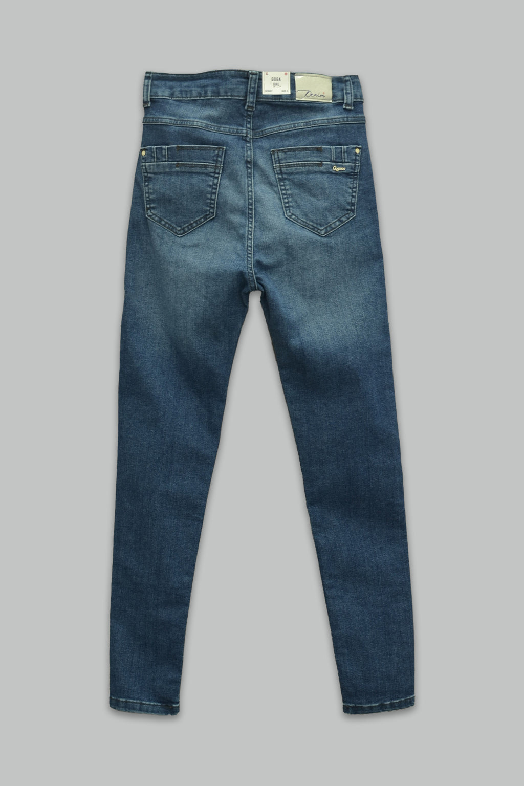 Pantalón skinny fit de mezclilla para mujer