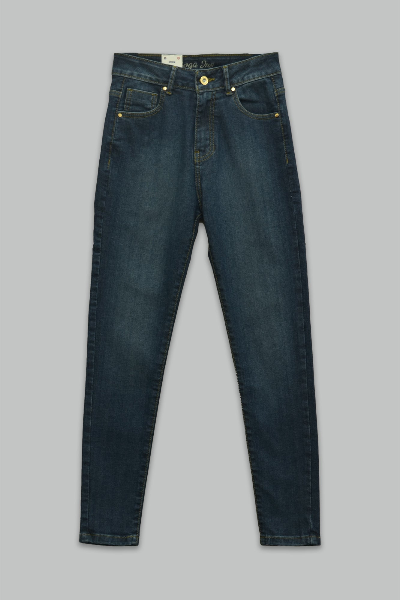 Pantalón skinny fit de mezclilla para mujer