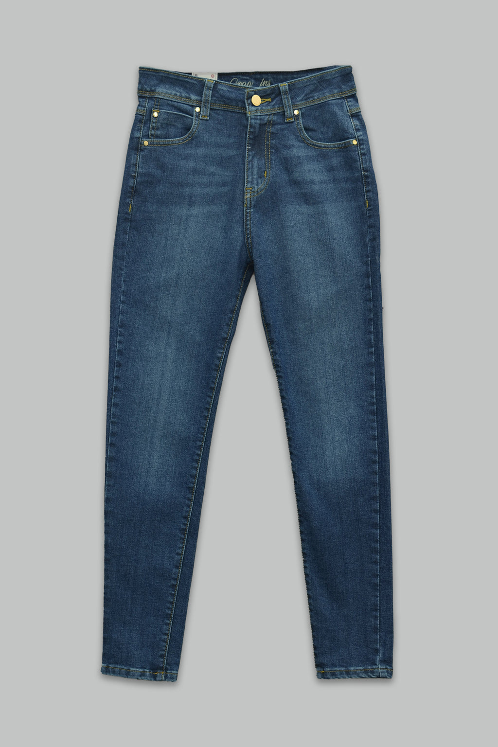 Pantalón skinny fit de mezclilla para mujer