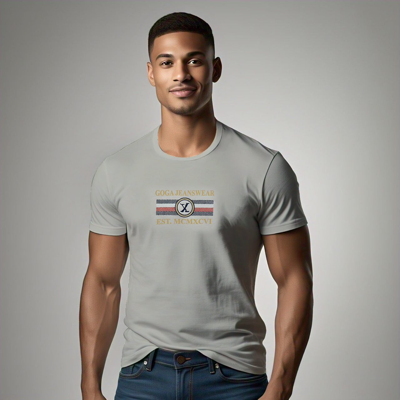 Playera  Bordada y Estampada para hombre.