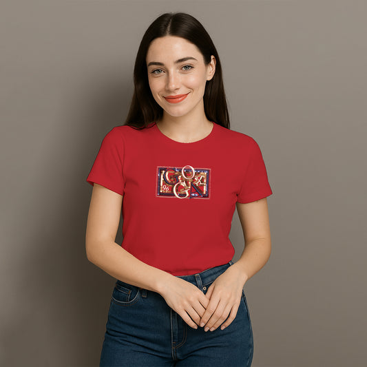 Playera Bordada para mujer.