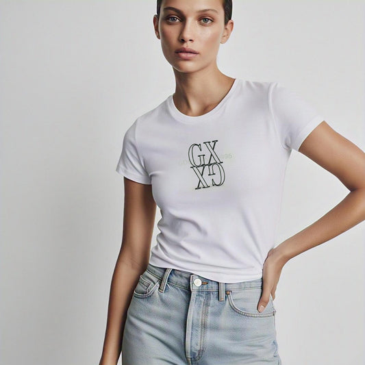 Playera Estampada/Bordada para mujer