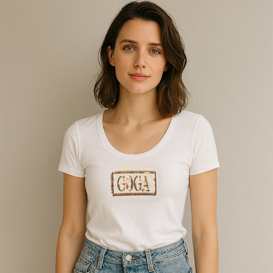 Playera Estampada/Lentejuela para mujer