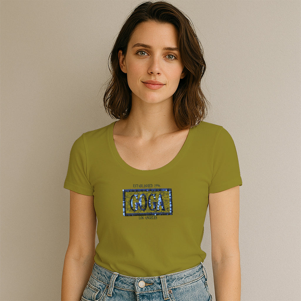 Playera Estampada/Lentejuela para mujer