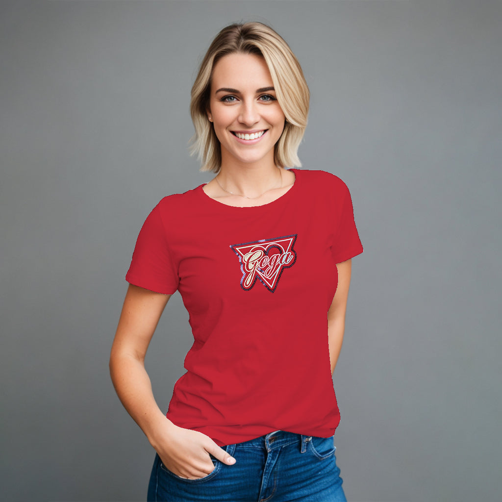 Playera con Lentejuela y Bordado para mujer.