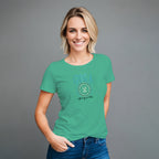 Playera de Pedrerí­a y Estampada para Mujer