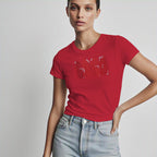 Playera con Pedrerí­a para mujer.