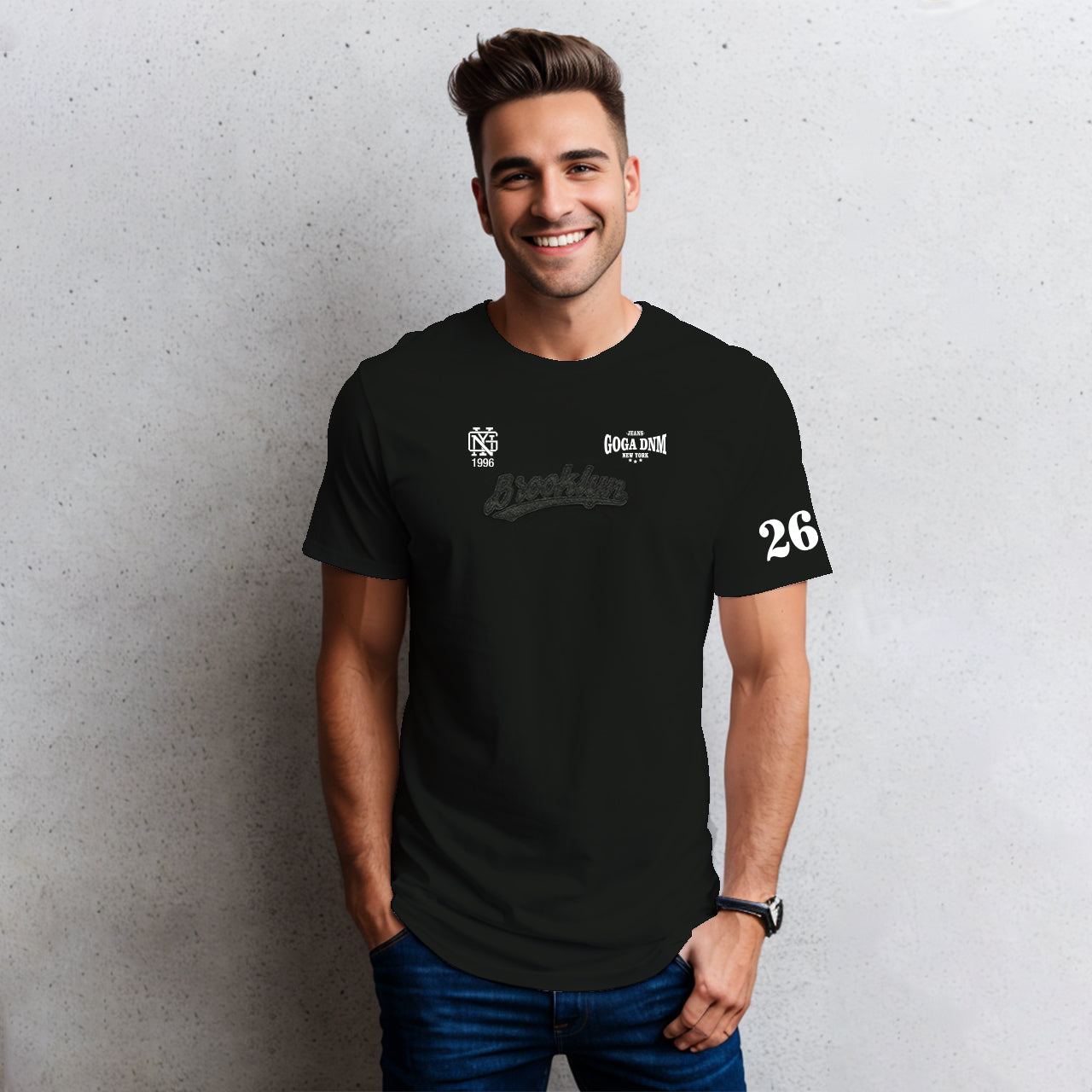 Playera  Bordada y Estampada para hombre.