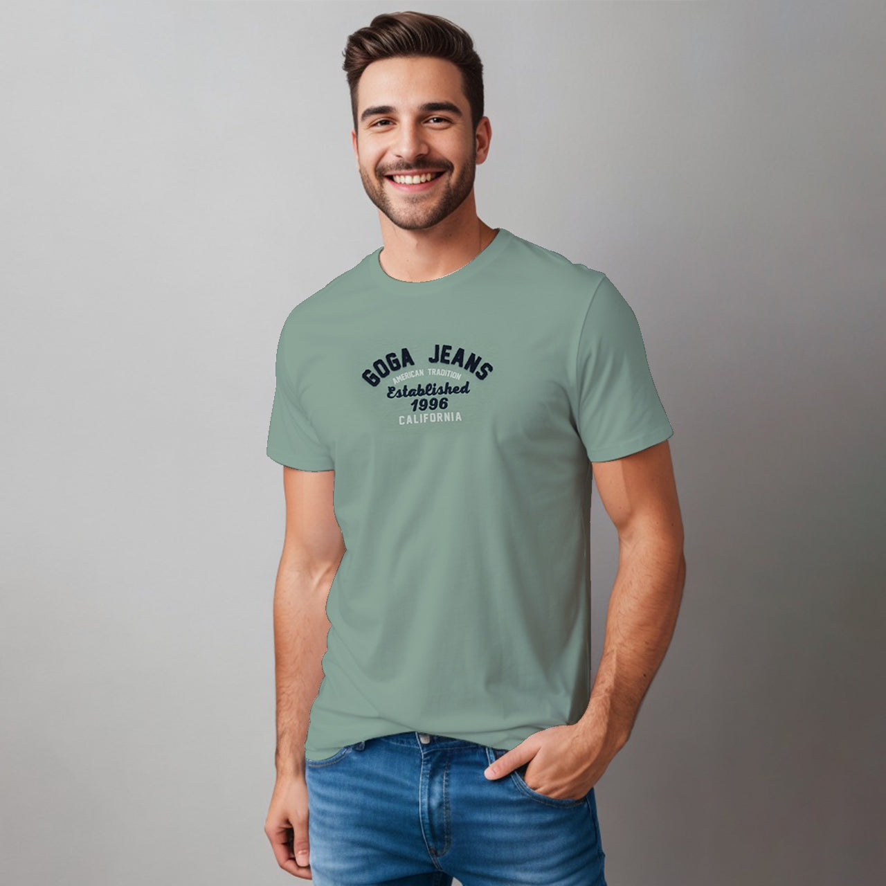 Playera  Bordada y Estampada para hombre.
