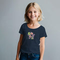 Playera Estampada con Pedrería para niña.