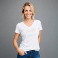 Playera con Pedrerí­a para mujer.