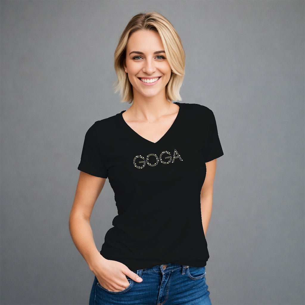 Playera con Pedrerí­a para mujer.