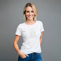 Playera con Pedrerí­a para mujer.