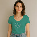 Playera con Lentejuela y Bordado para mujer