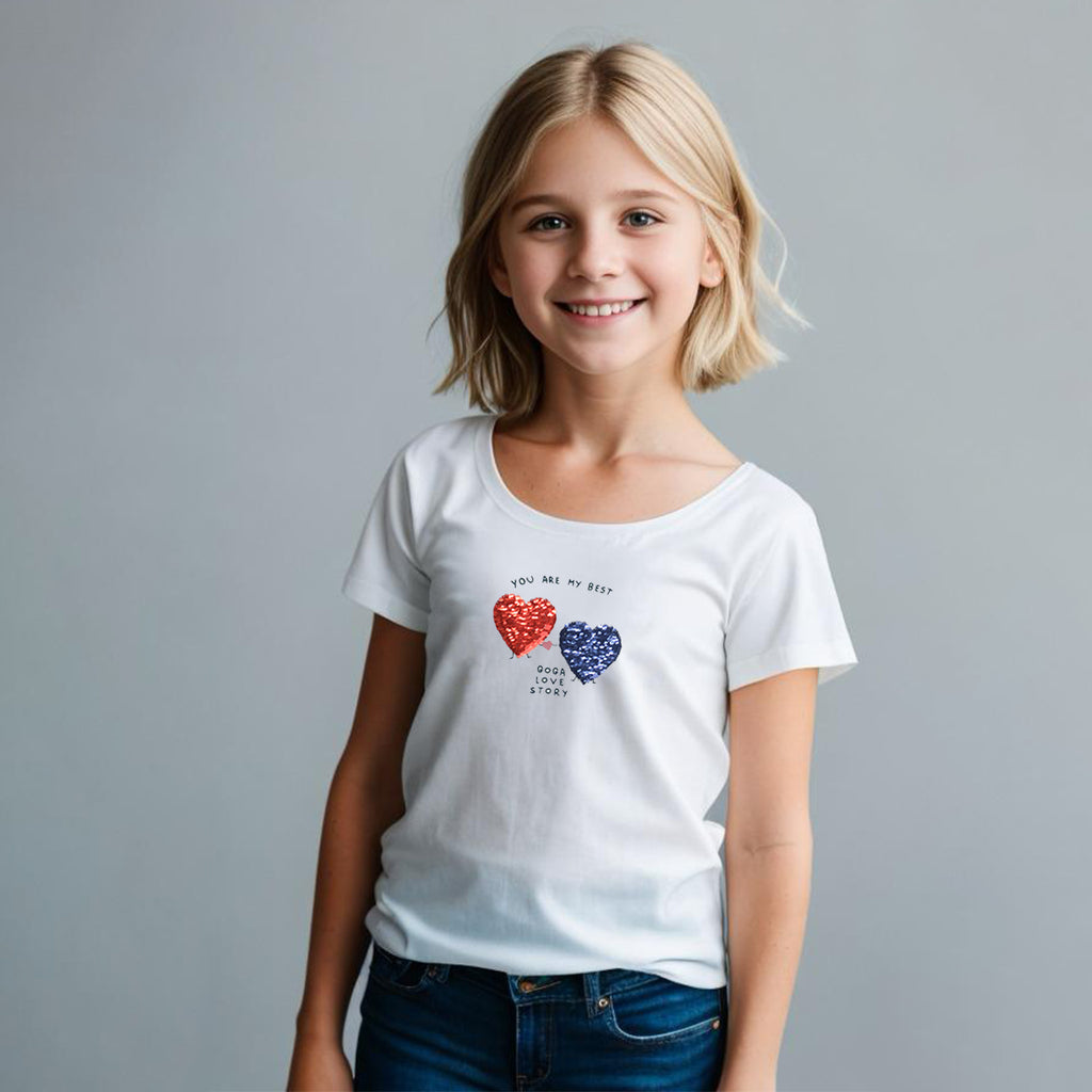Playera Estampada con Lentejuela para niña
