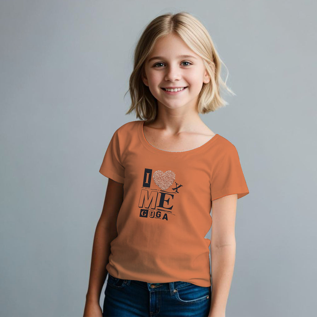 Playera Estampada con Detalle para niña