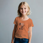 Playera Estampada con Detalle para niña