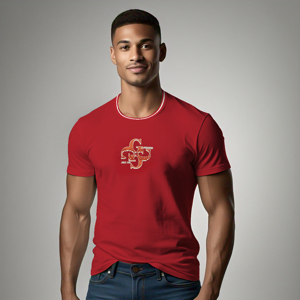 Playera  Bordada y Estampada para hombre.