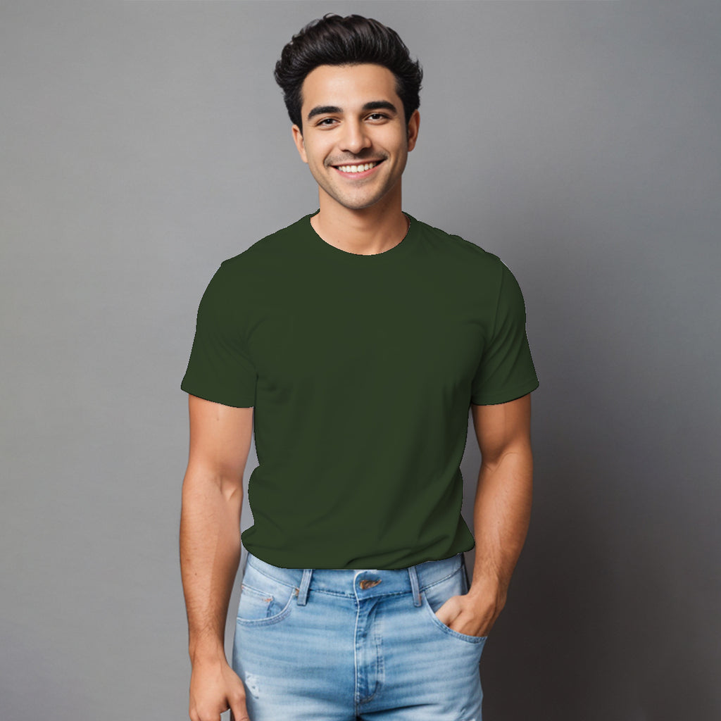 Playera  Bí¡sica lisa para hombre.