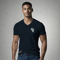 Playera Bordada para hombre, Cuello V.
