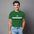 Playera Goga Authentic Apparel Franja Bicolor Cuello Redondo Manga Corta