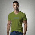 Playera Goga96 Estampado Cuello V Manga Corta