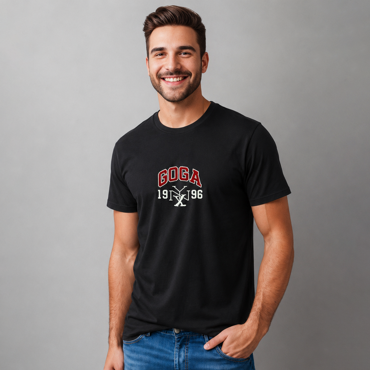 Playera  Bordada y Estampada para hombre.
