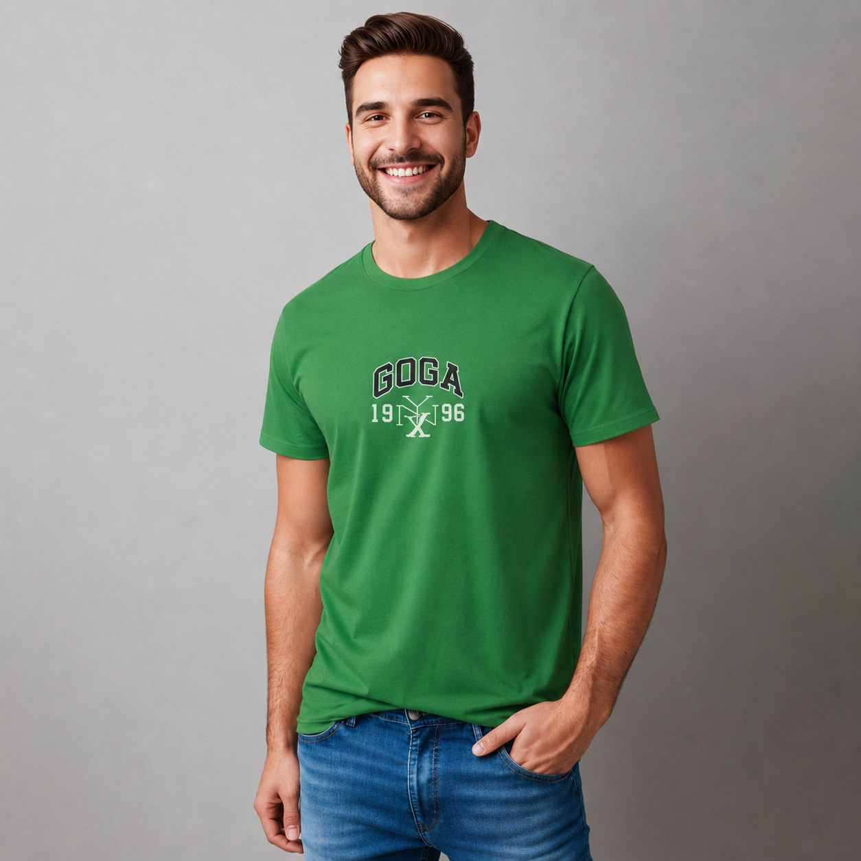 Playera  Bordada y Estampada para hombre.