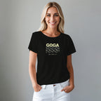 Playera de Pedrería y Estampada para Mujer