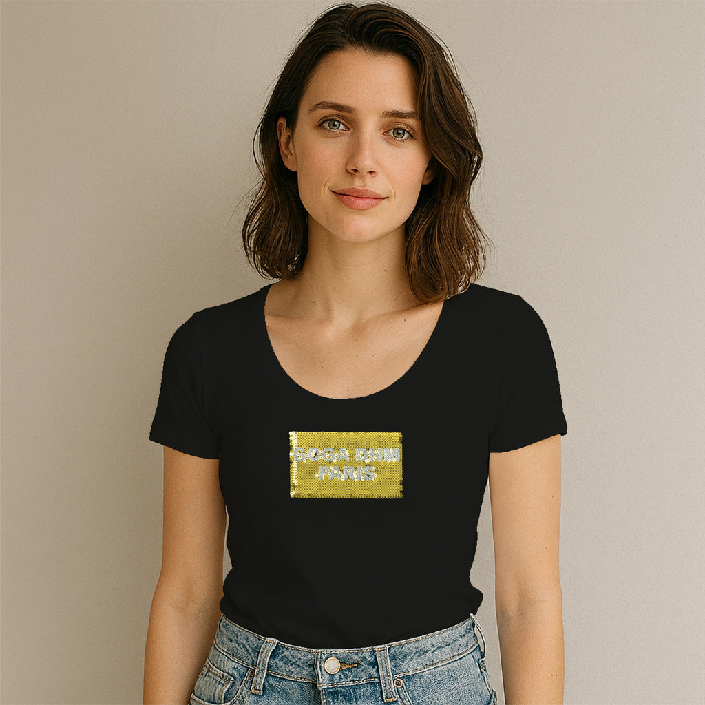 Playera con Lentejuela para mujer.