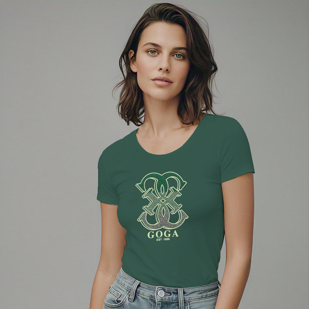 Playera con Pedrerí­a para mujer.