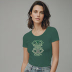 Playera con Pedrerí­a para mujer.