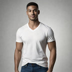 Playera Básica para hombre Cuello en V.