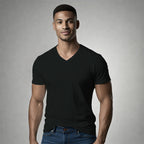 Playera Básica para hombre Cuello en V.